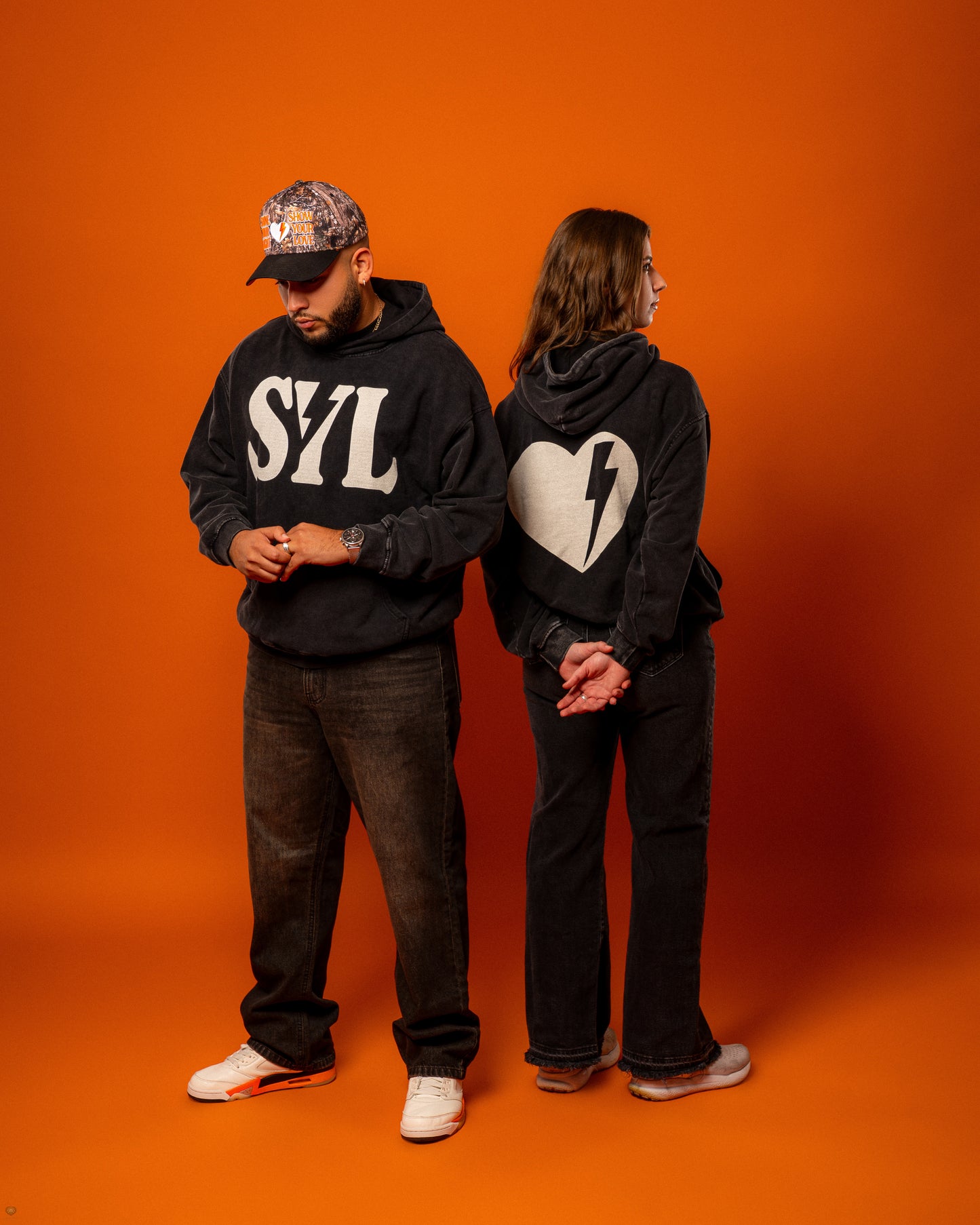 Washed Black SYL Hoodie